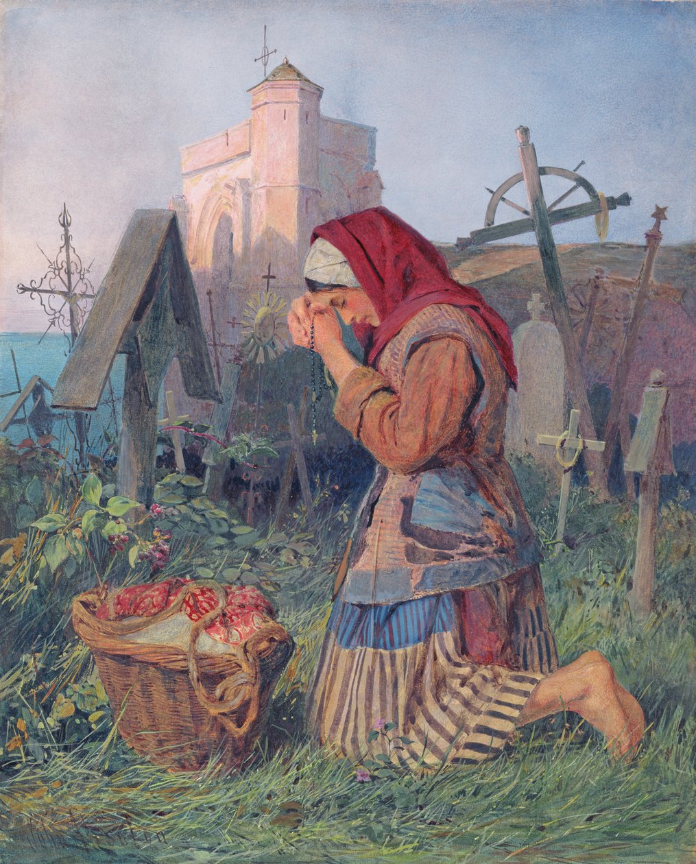 Kniete im Gebet von John Absolon