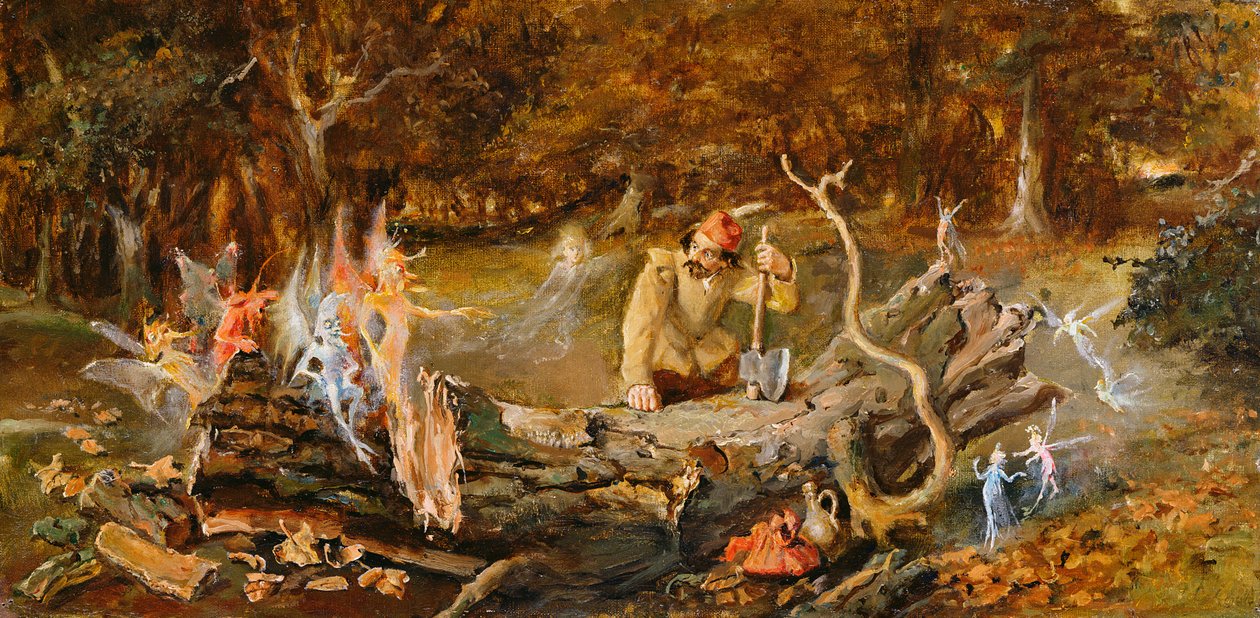 Der Holzfäller von John Anster Fitzgerald