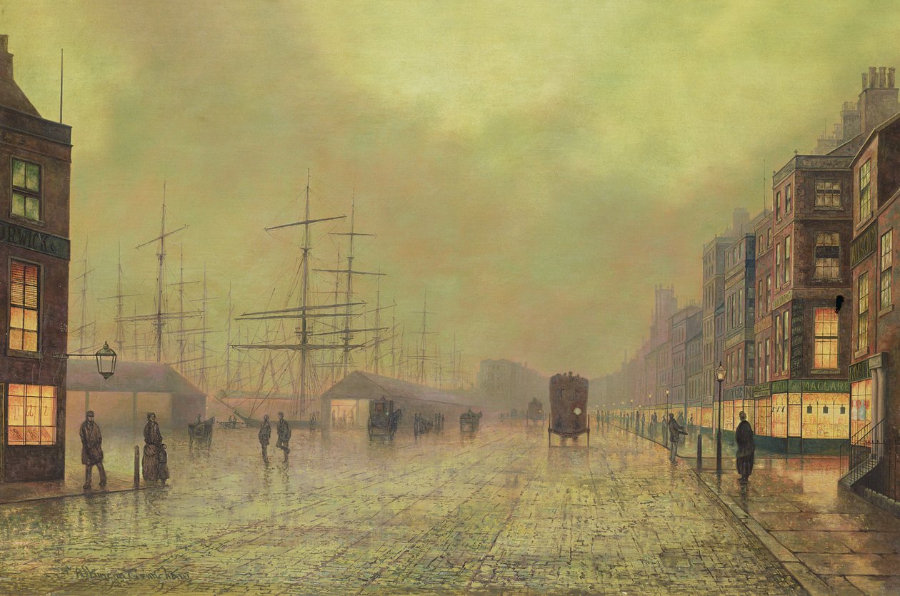 Glasgow Docks von John Atkinson Grimshaw