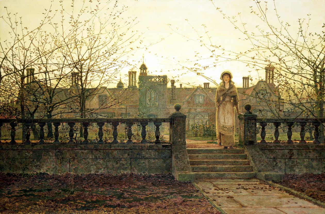 Großzügige Dame von John Atkinson Grimshaw