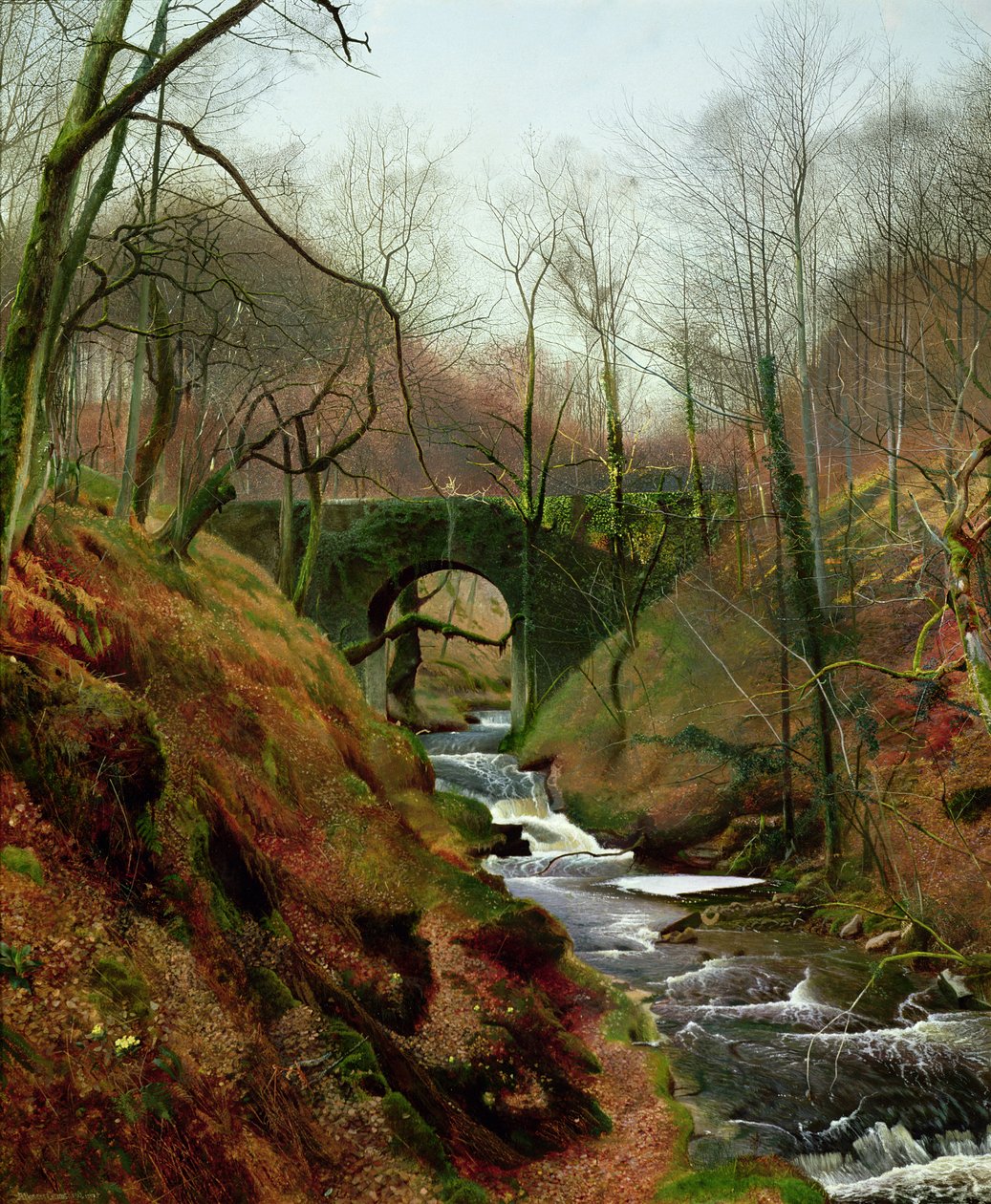 Morgen im März von John Atkinson Grimshaw