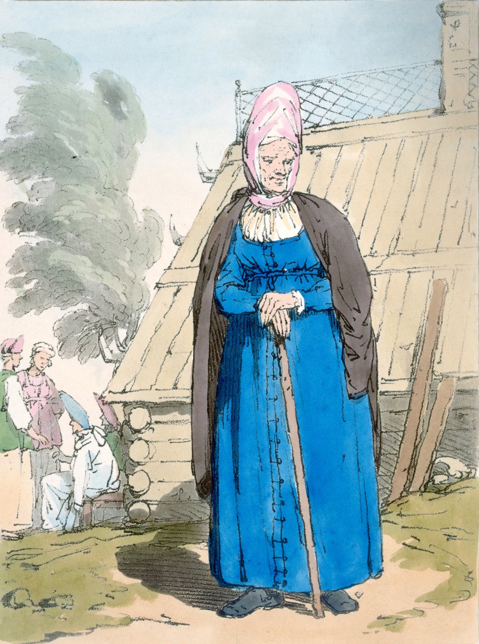 Baba oder alte Frau von John Augustus Atkinson