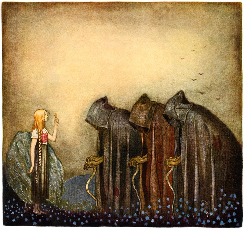 Der goldene Schlüssel von John Bauer