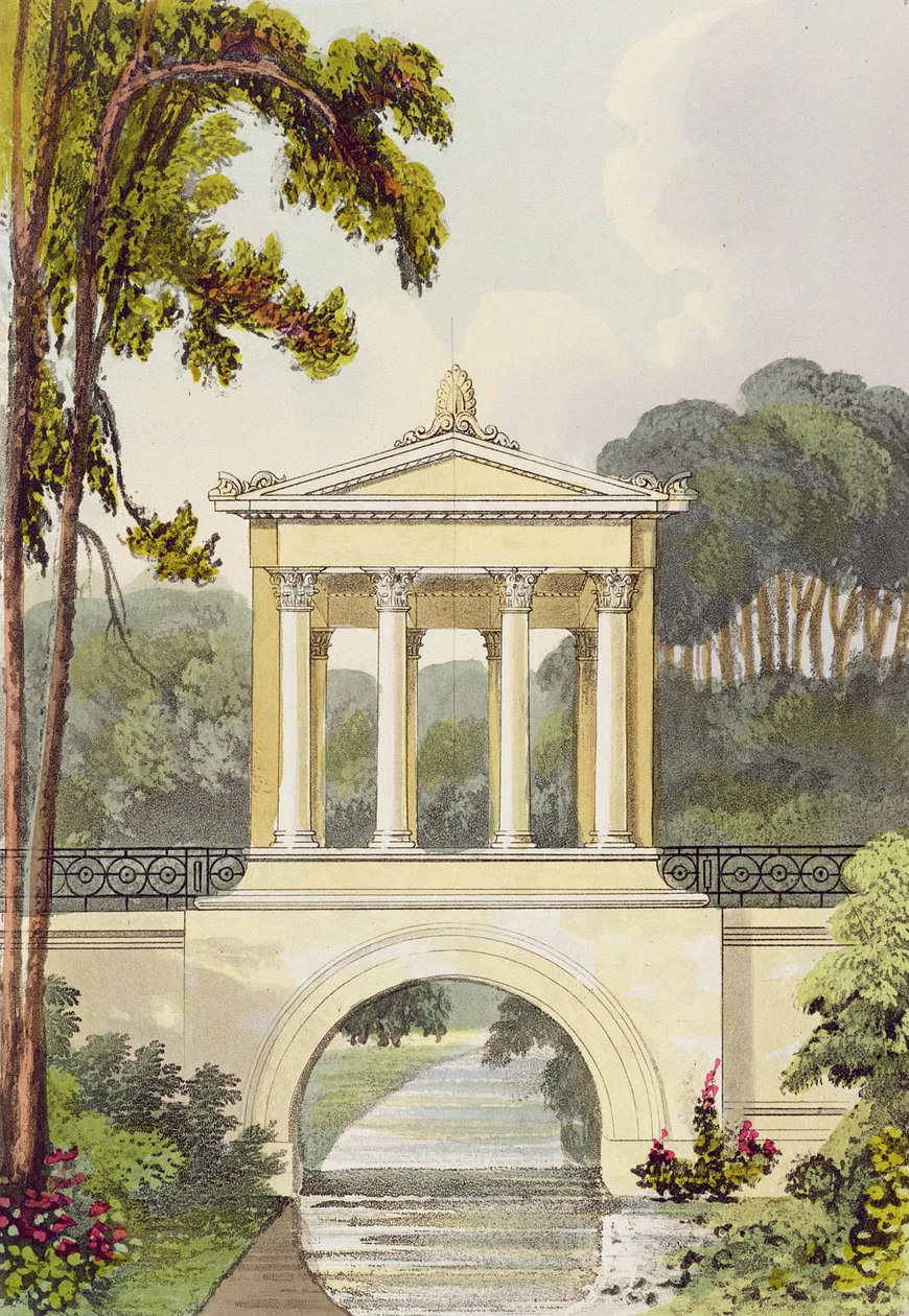 Die Tempelbrücke, aus Ackermanns 