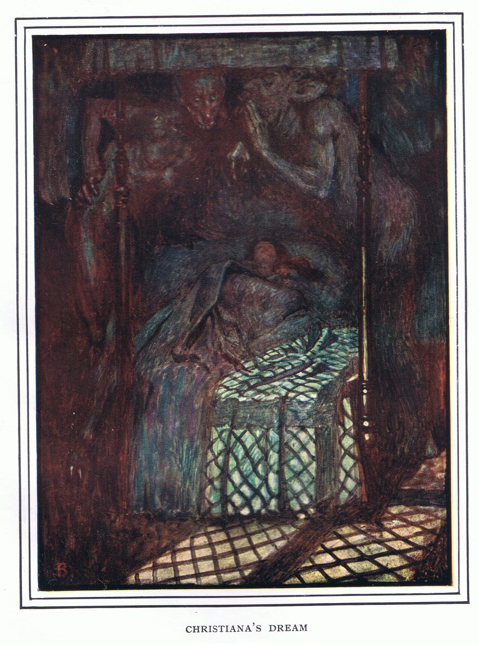 Christianas Traum von John Byam Liston Shaw