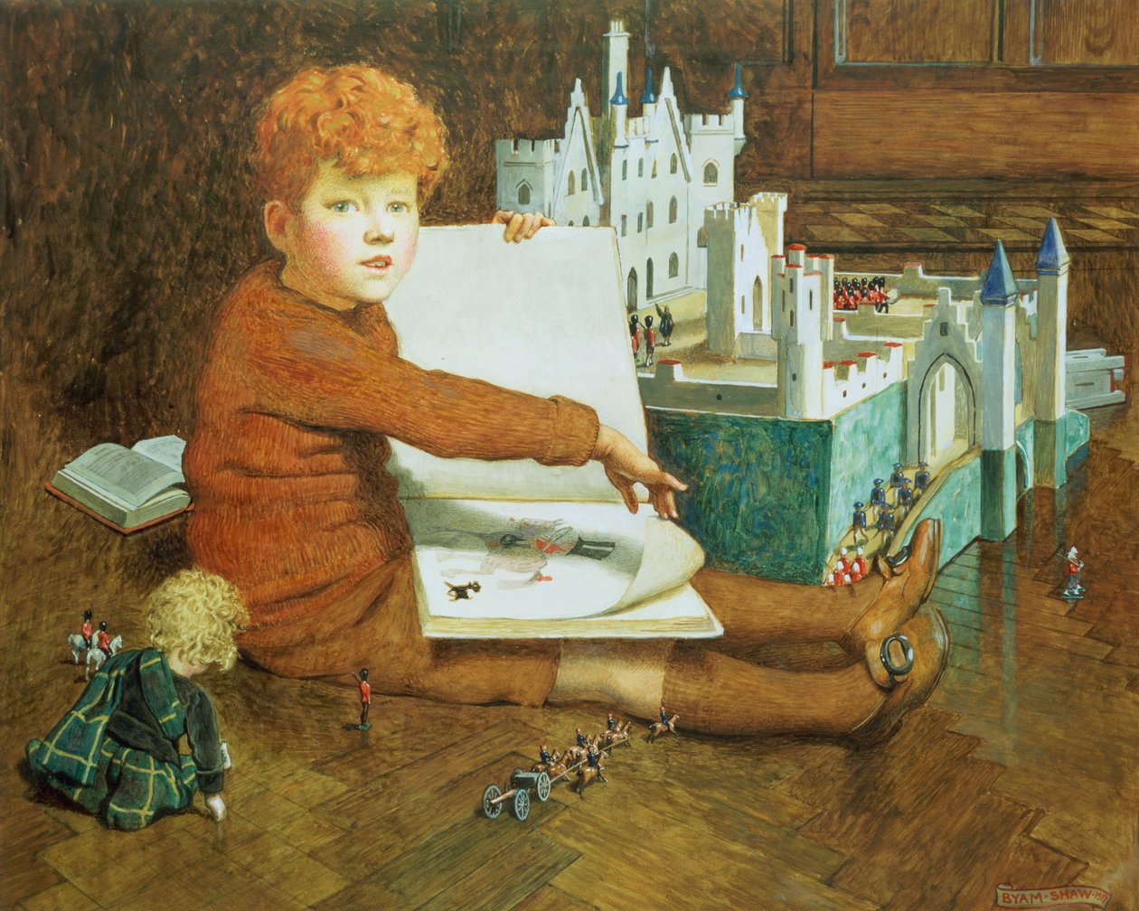 Das Spielzeugschloss von John Byam Liston Shaw