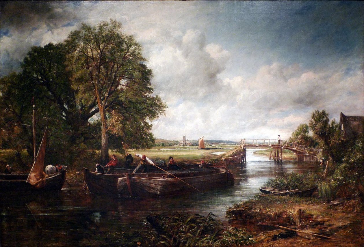 Blick auf den Stour bei Dedham von John Constable