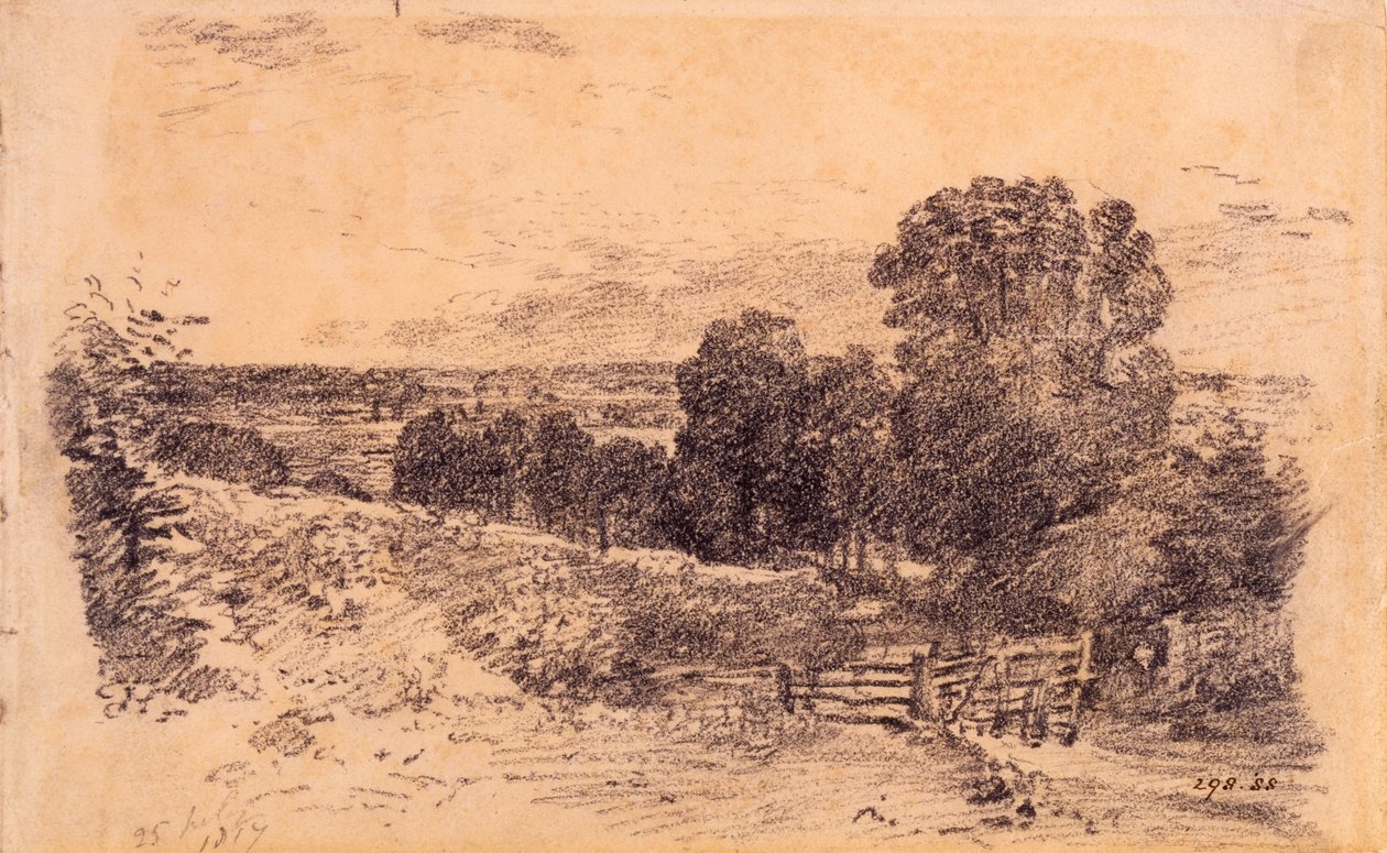 Ein Weg in der Nähe von East Bergholt von John Constable