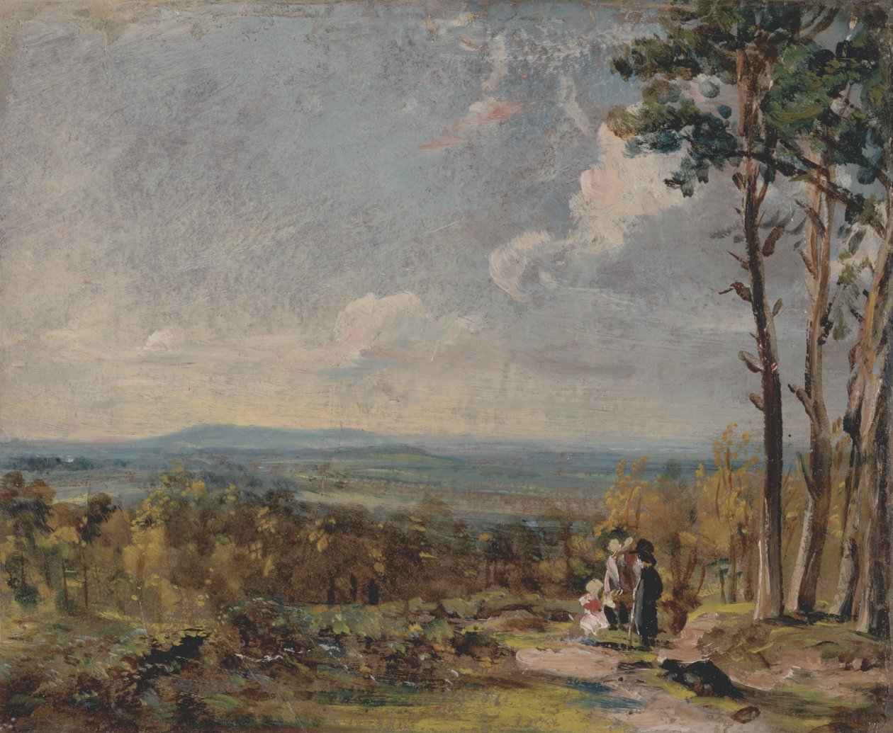 Hampstead Heath Blick Richtung Harrow von John Constable
