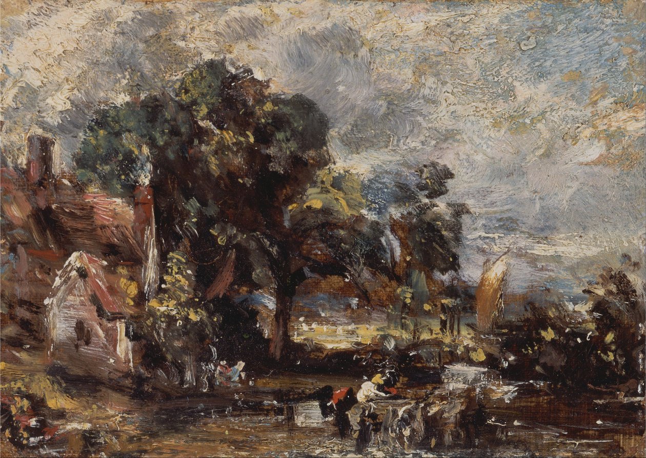 Skizze für Der Heuwagen von John Constable
