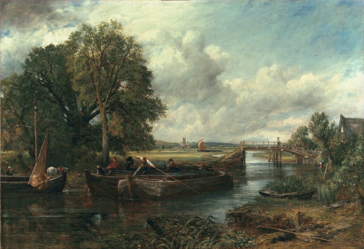 Ansicht der Stour bei Dedham, 1822 von John Constable