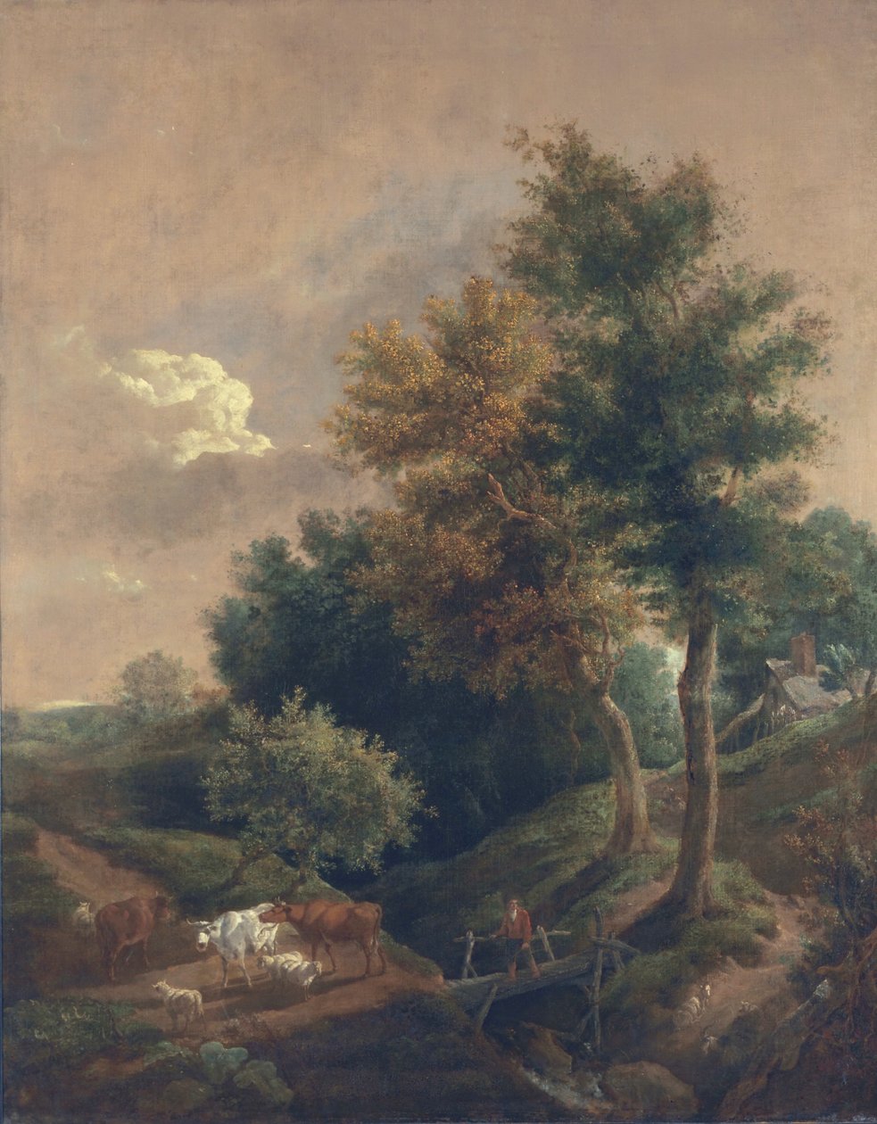 Der Rand eines Gemeindelandes, ca. 1815 von John Crome