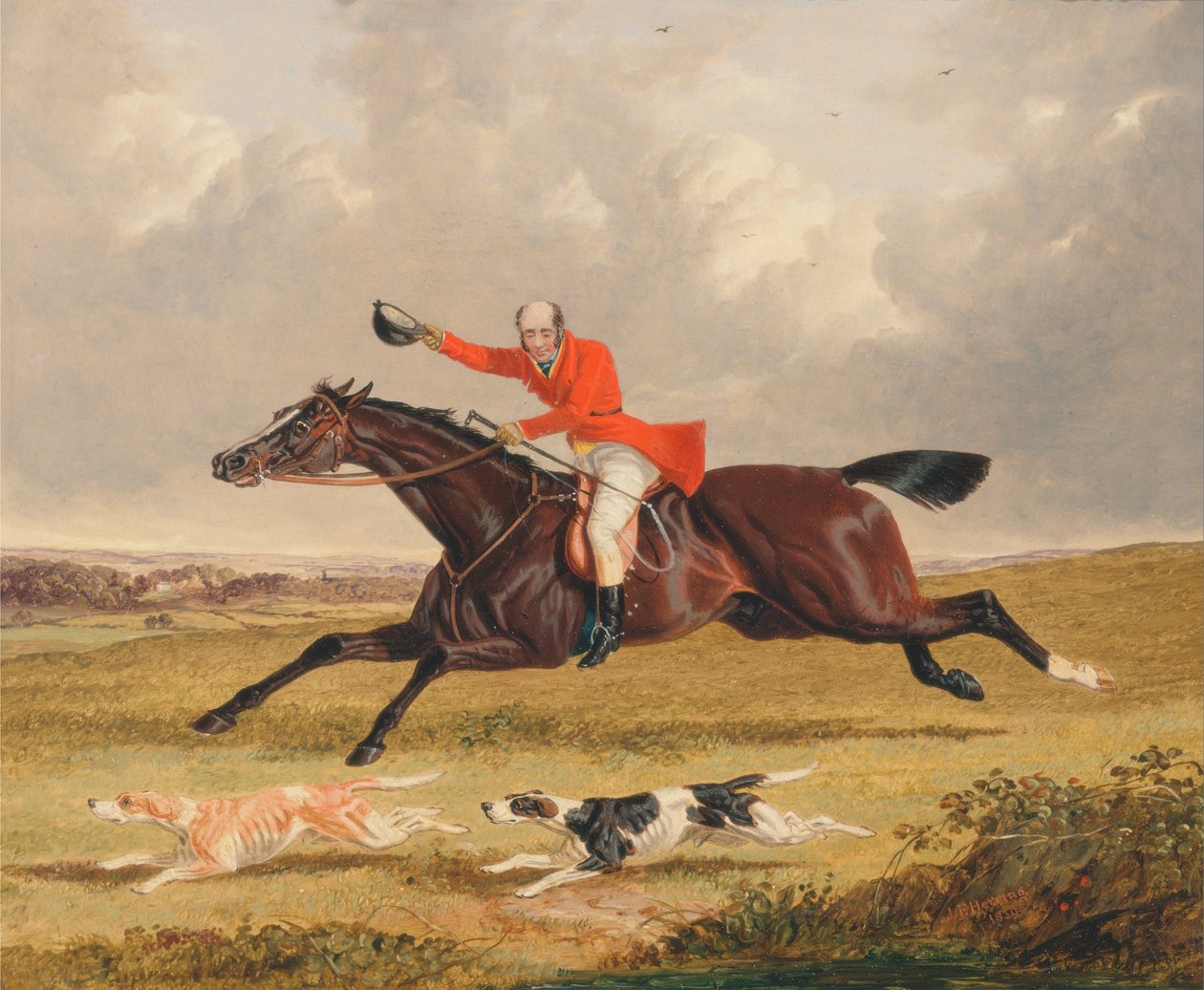 Fuchsjagd - Ermutigung der Hunde von John F. Herring