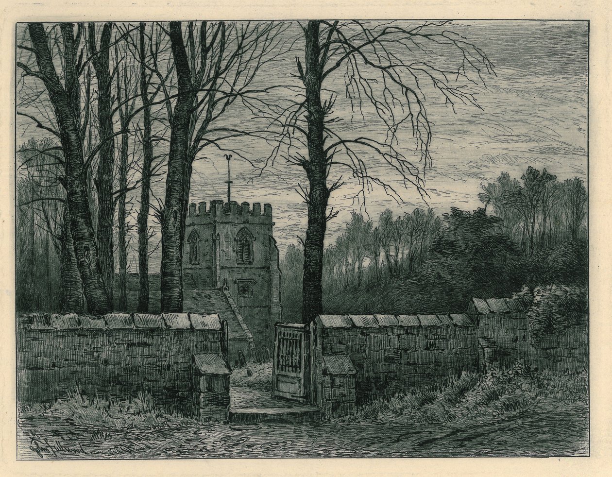Tettenhall Kirche, aus 