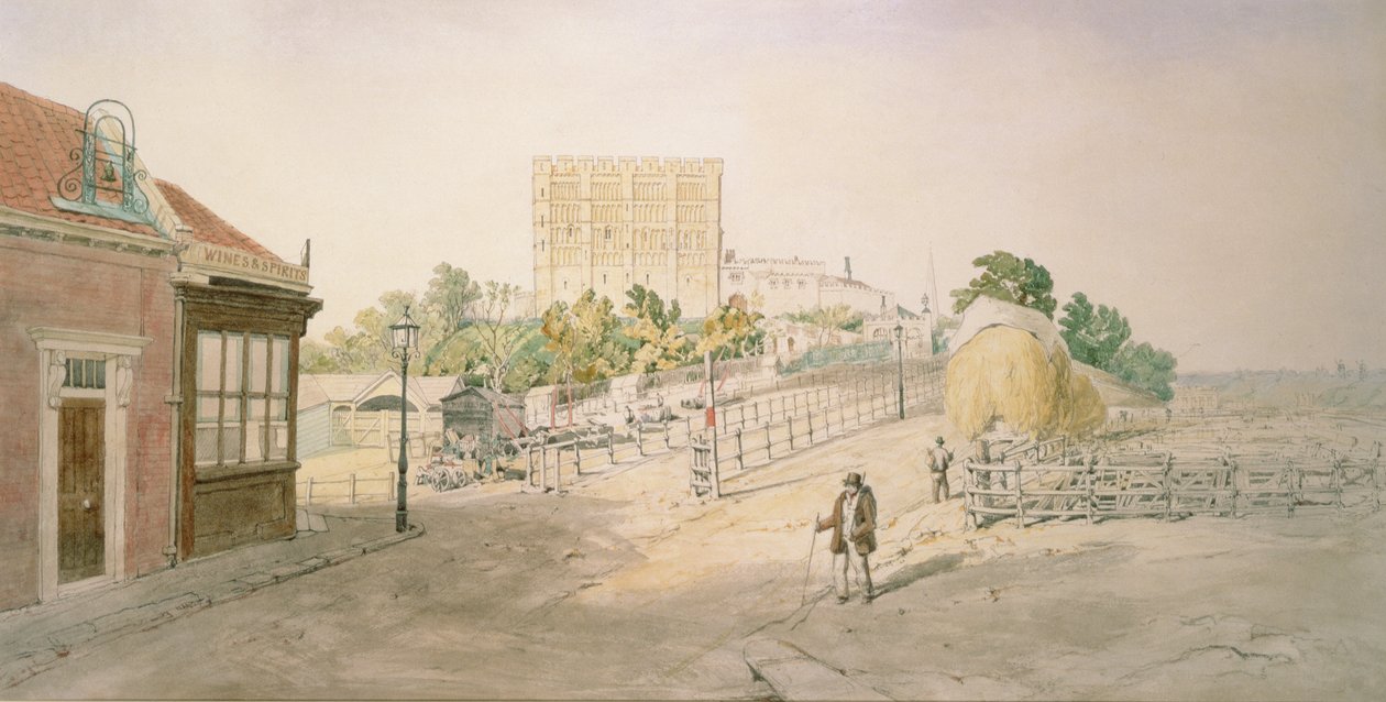 Schloss Norwich von John Joseph Cotman