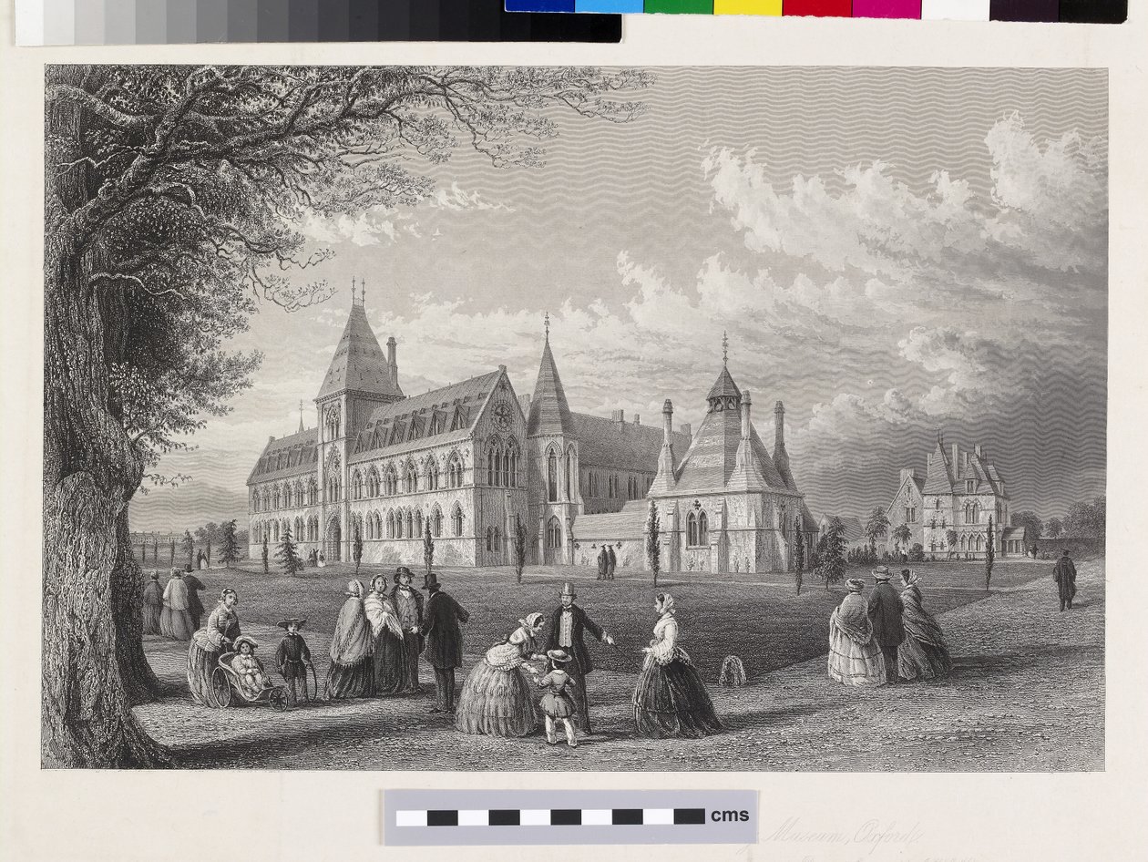 Das Universitätsmuseum: Oxford Almanach für 1860, 1860 von John Le Keux