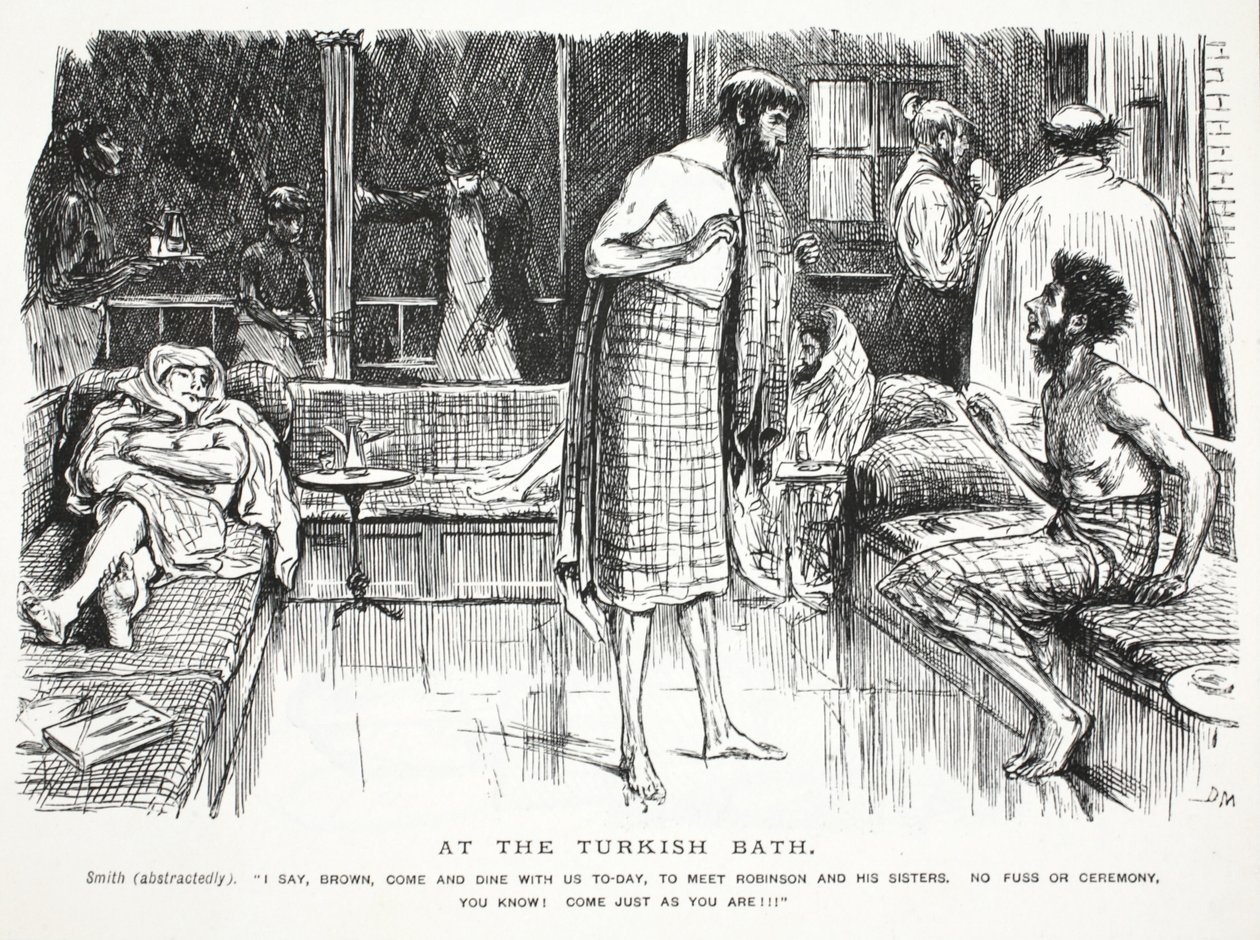 Im türkischen Bad von John Leech