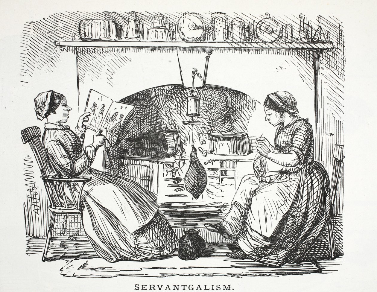 Servantgalism, 1853 von John Leech
