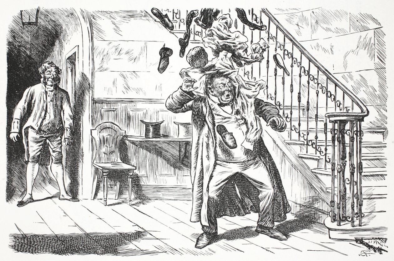 Der unbeliebte Ehemann von John Leech