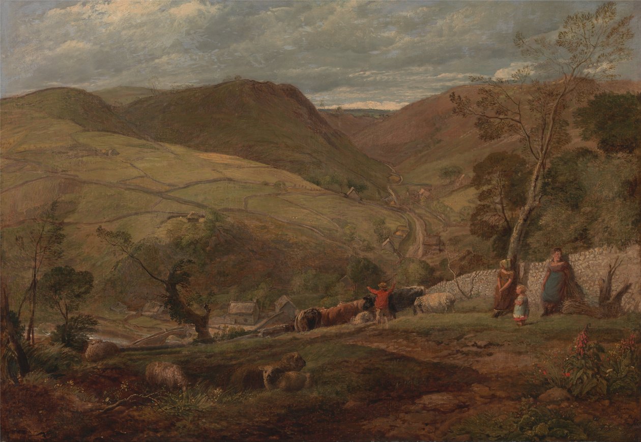 Hanson Toot, Blick in Dovedale von John Linnell
