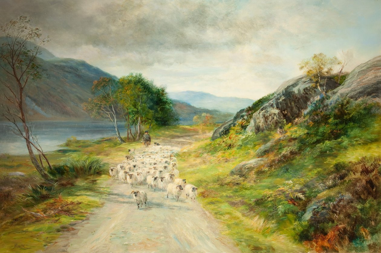 Die Berge von Moidart von John MacWhirter