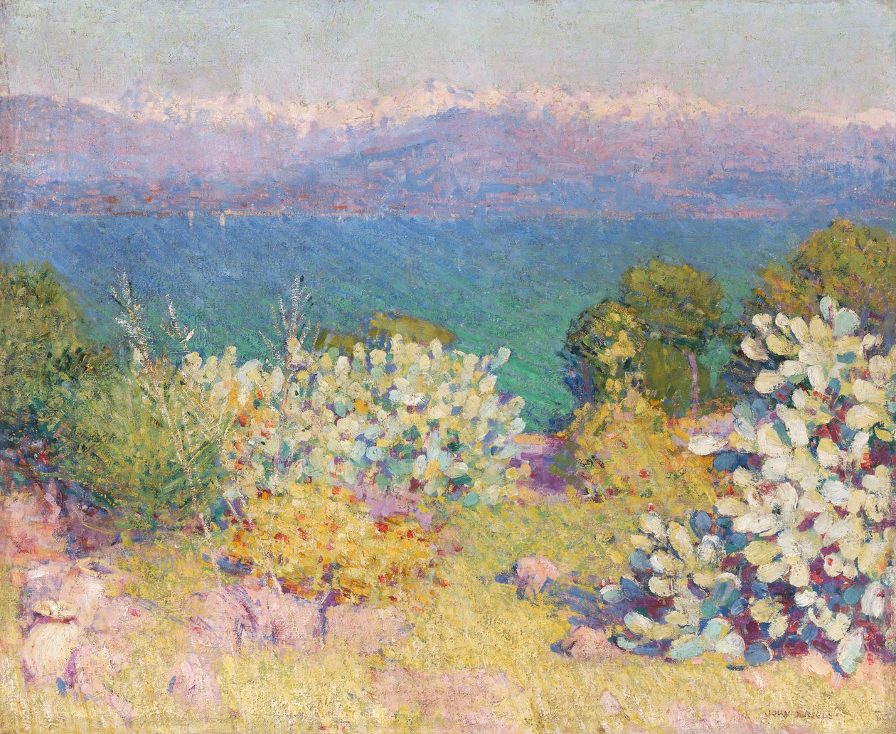 Am Morgen, Alpes Maritimes von Antibes von John Peter Russell