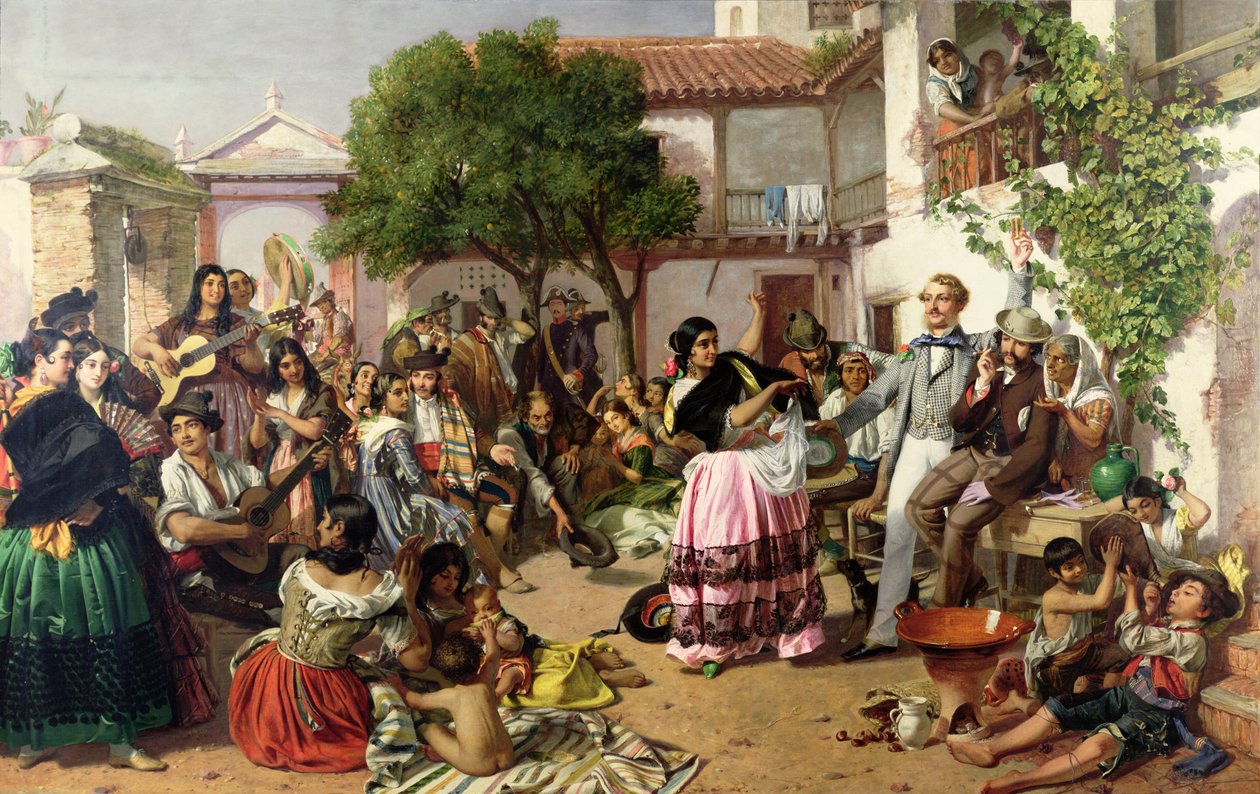 Leben unter den Zigeunern, Sevilla, 1853 von John Phillip