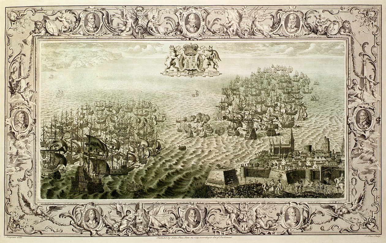 Armada, 1739 von John Pine