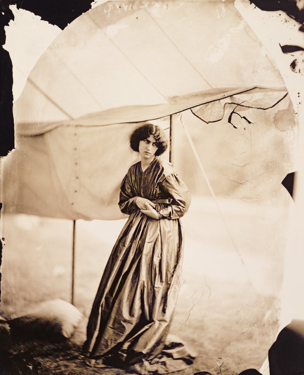 Porträt von Jane Morris (1839-1914) 1865 von John R. Parsons