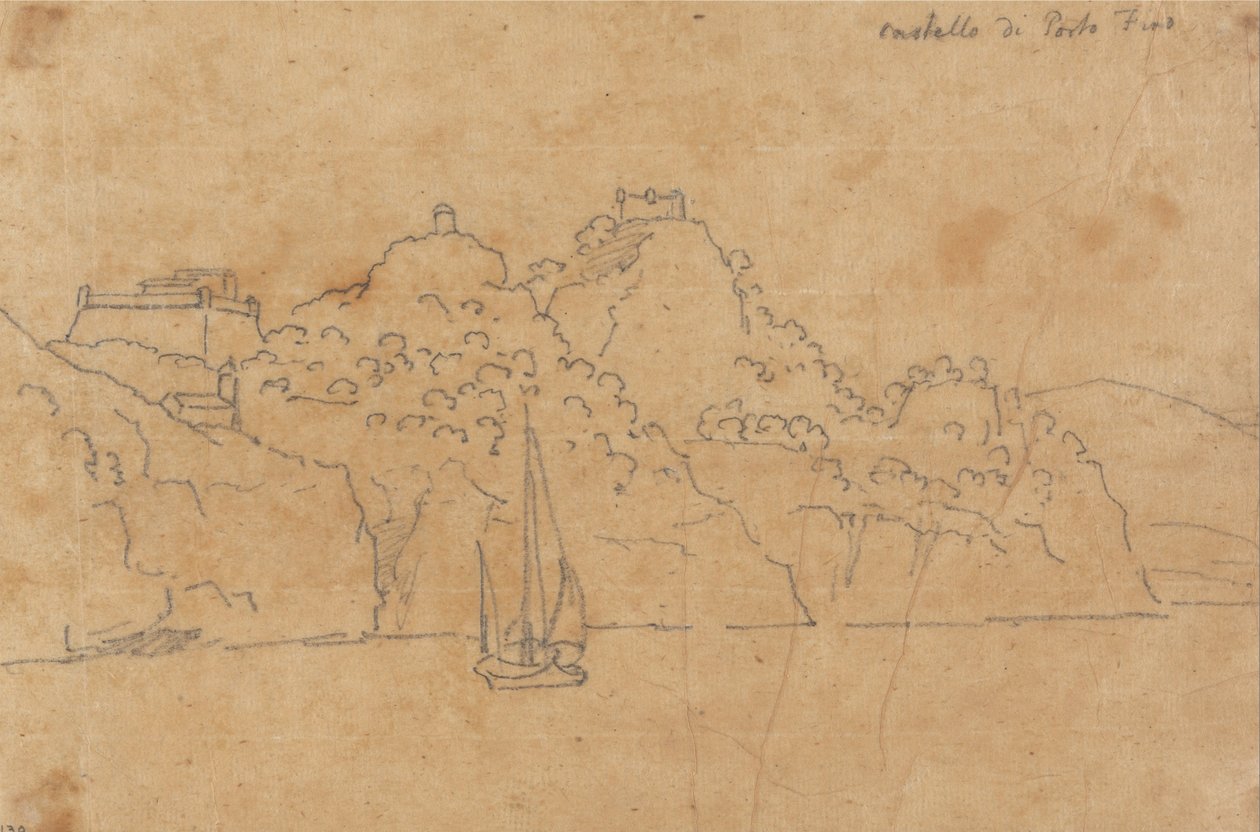Castello di Portofino von John Robert Cozens