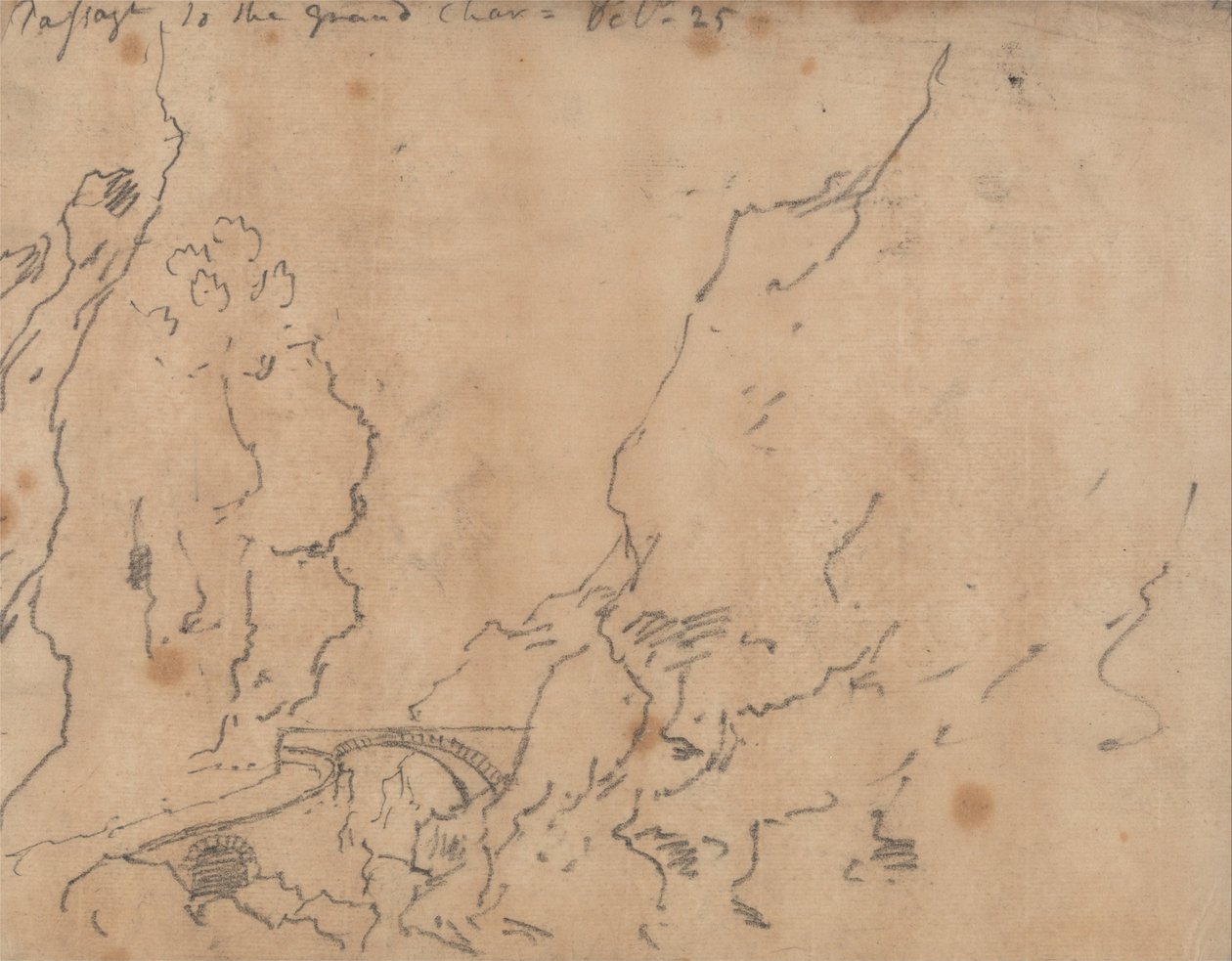 Passage zur Grande Chartreuse von John Robert Cozens