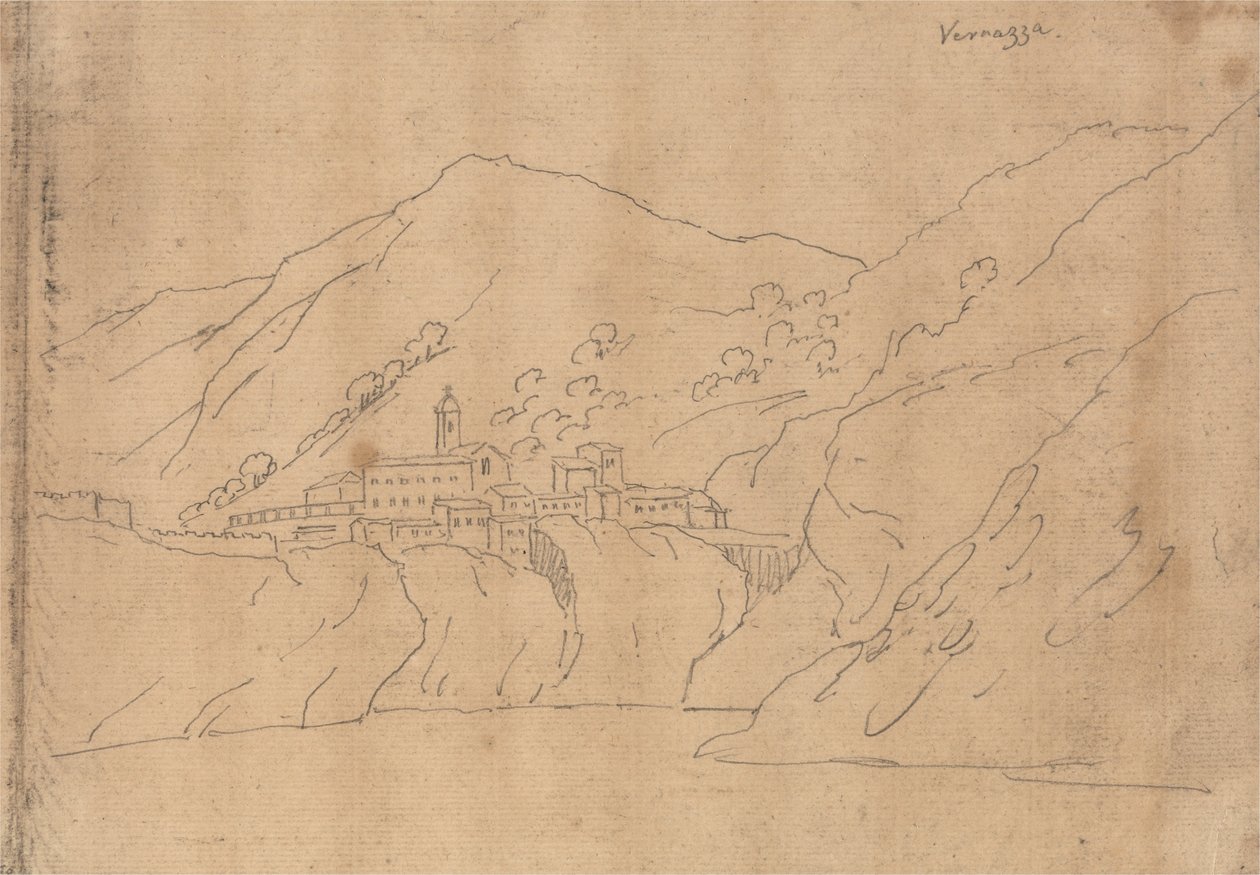 Vernazza von John Robert Cozens