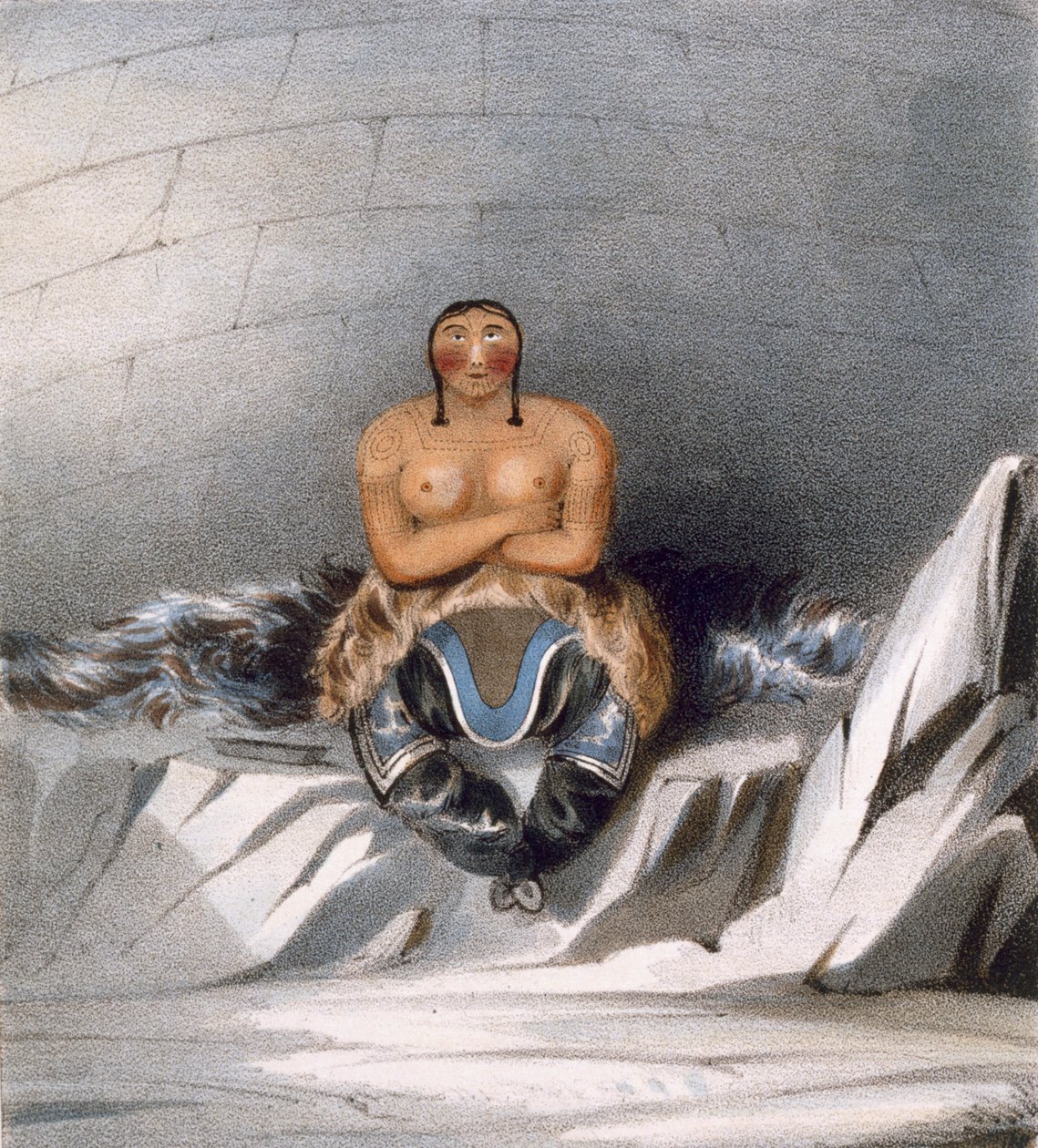 Kemig, eine junge einheimische Frau, 1835 von John Ross