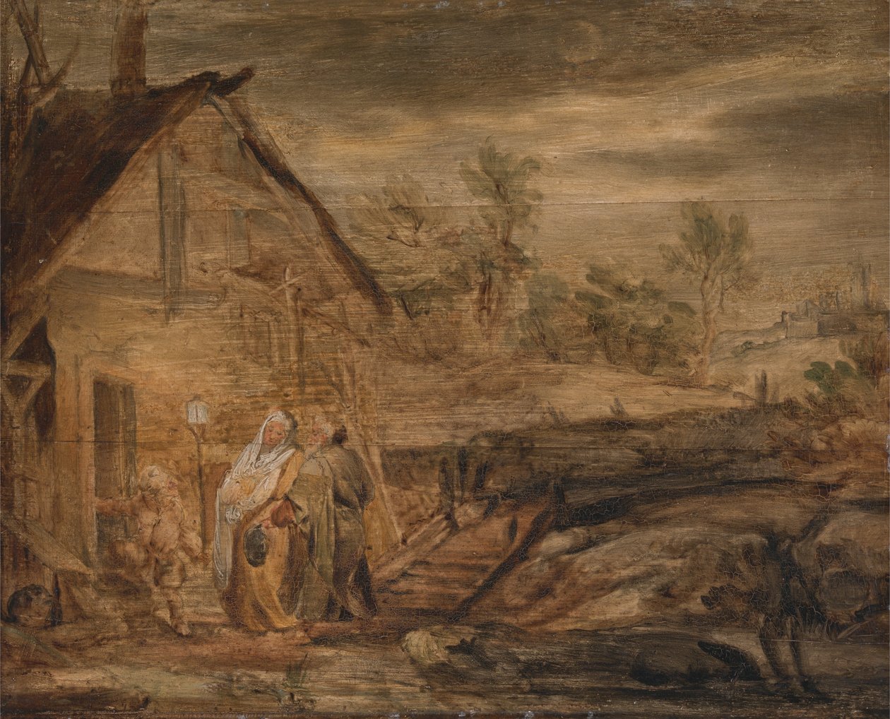Maria und Josef vor der Herberge von John Runciman