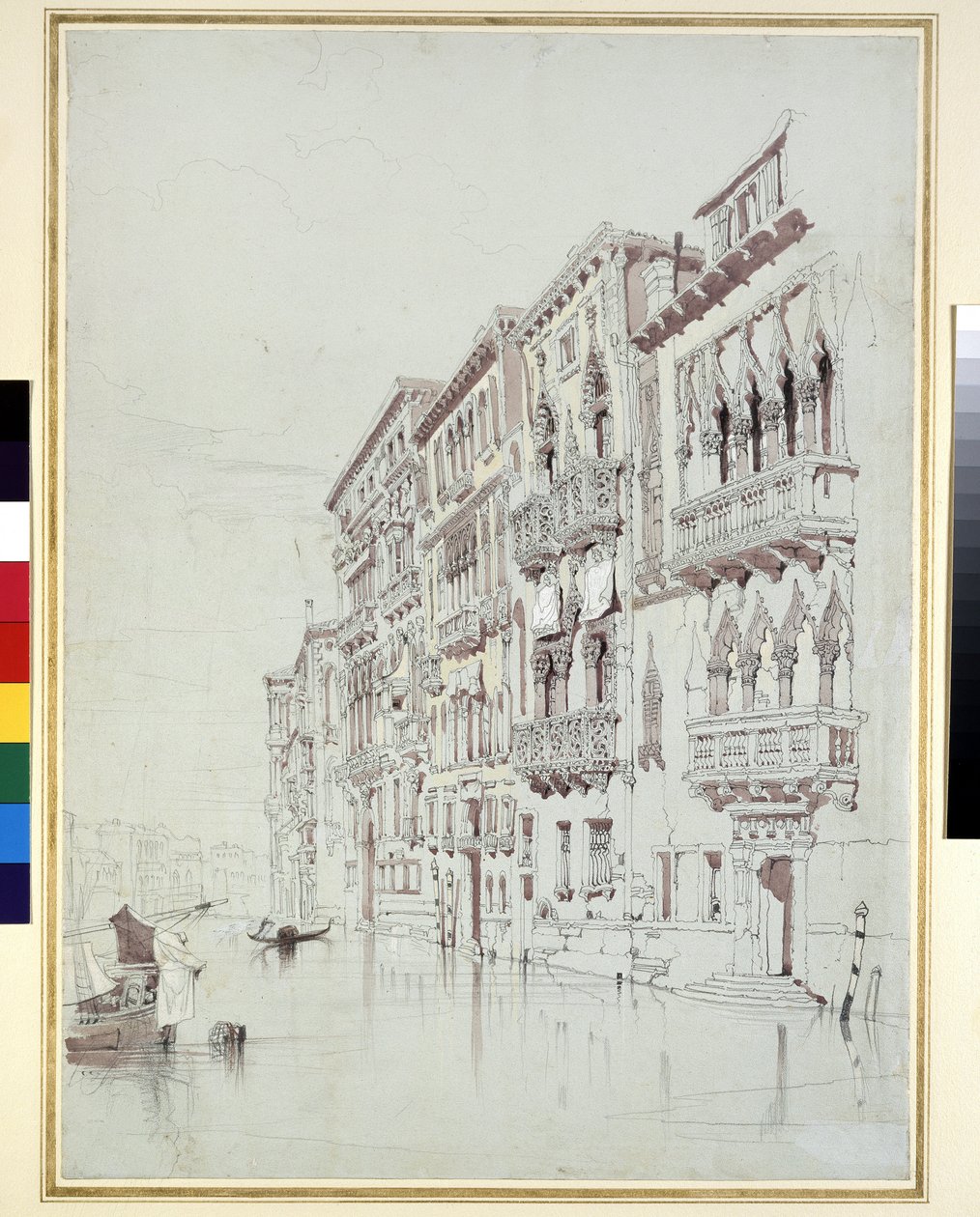 Der Palazzo Contarini-Fasan, Venedig, 6. - 16. Mai 1841 von John Ruskin