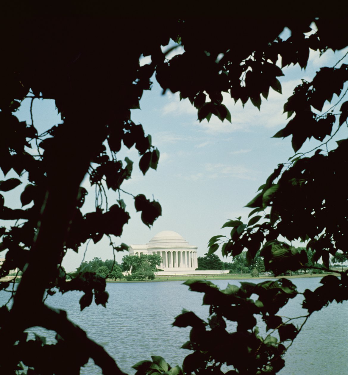 Ansicht des Jefferson Memorial, gebaut 1938-43 von John Russell Pope