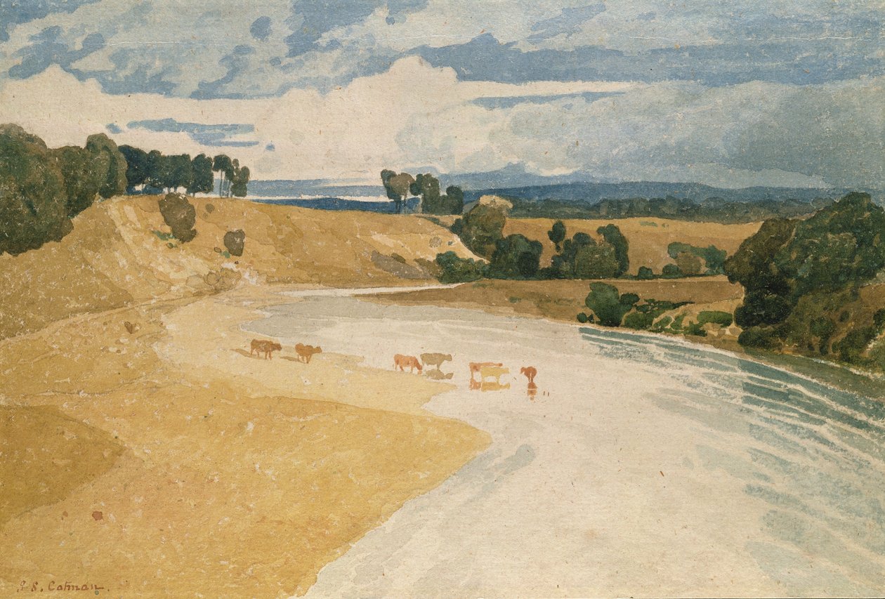 Am Tees bei Rockcliffe von John Sell Cotman