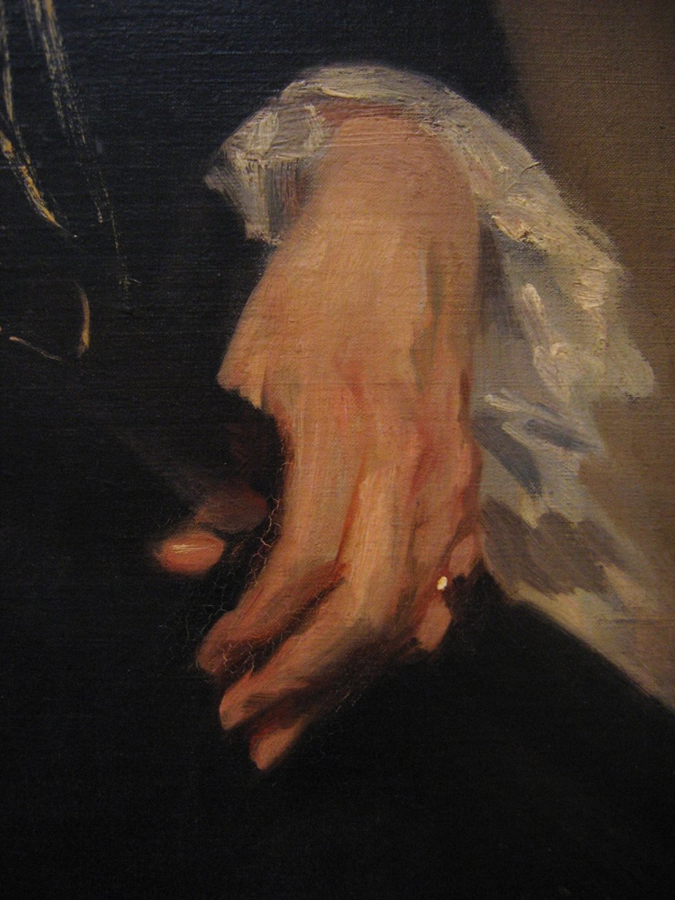 Mrs. Adrian Iselin (Detail) von John Singer Sargent