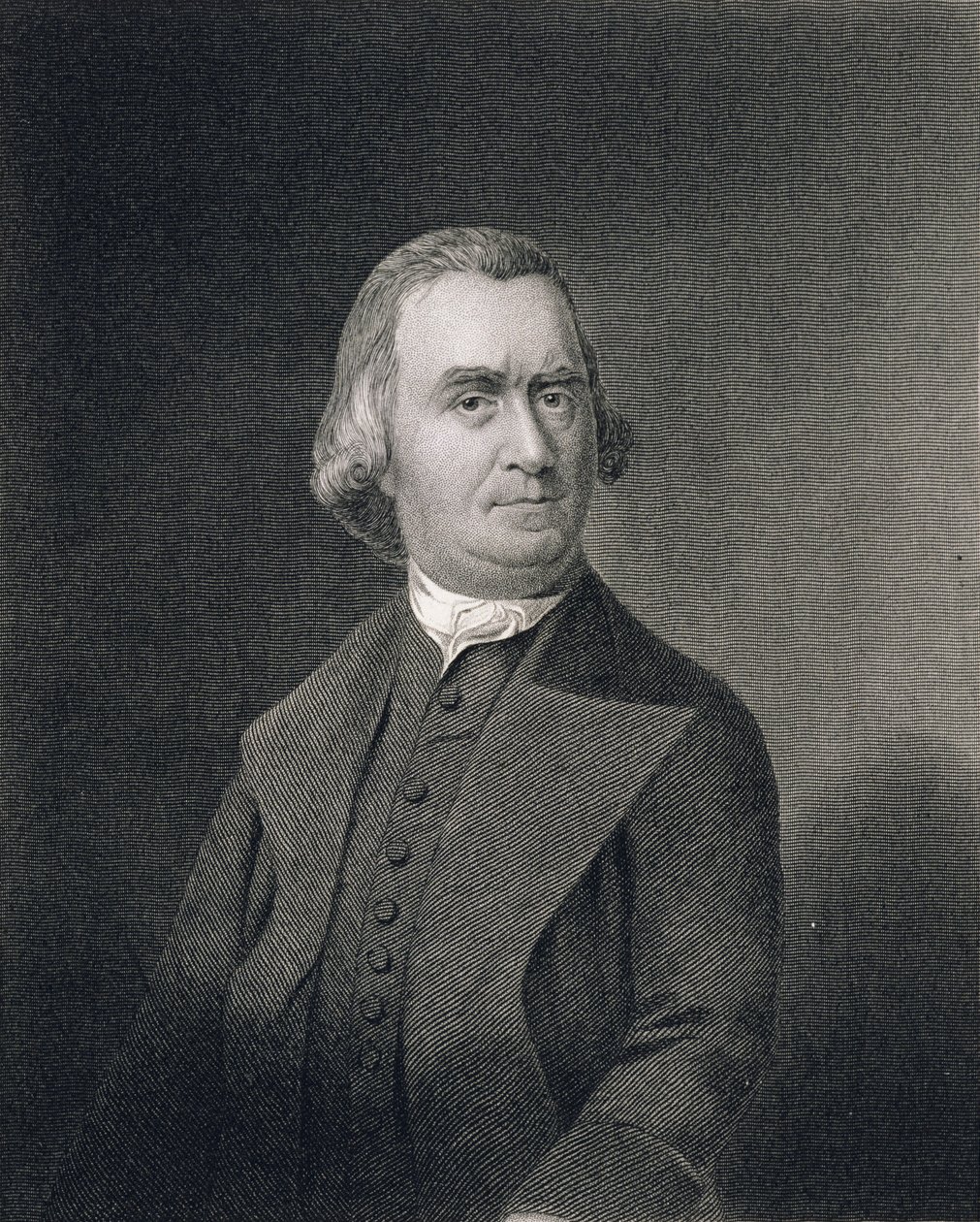 Samuel Adams, graviert von G.F. Storm nach einer Zeichnung des Originals von James Barton Longacre von John Singleton Copley