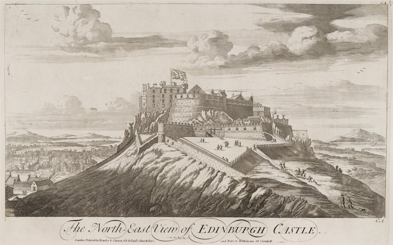 Edinburgh Castle John Slezer von John Slezer