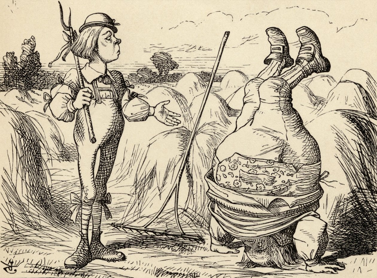 Vater William steht auf dem Kopf, aus 