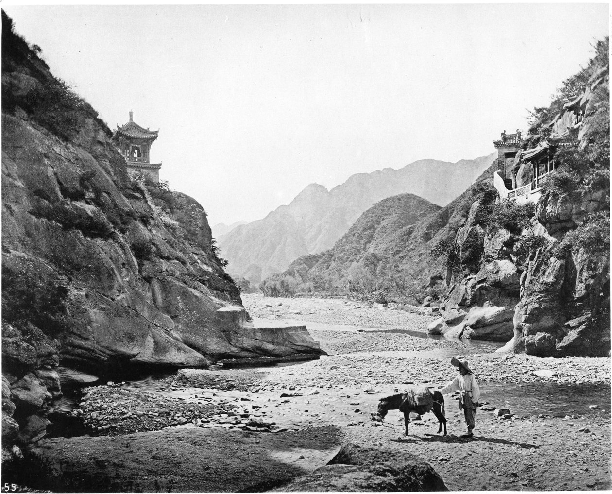 Der Nankow-Pass, ca. 1867-72 von John Thomson