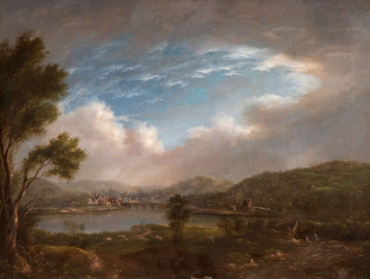 Flusslandschaft von John Warwick Smith