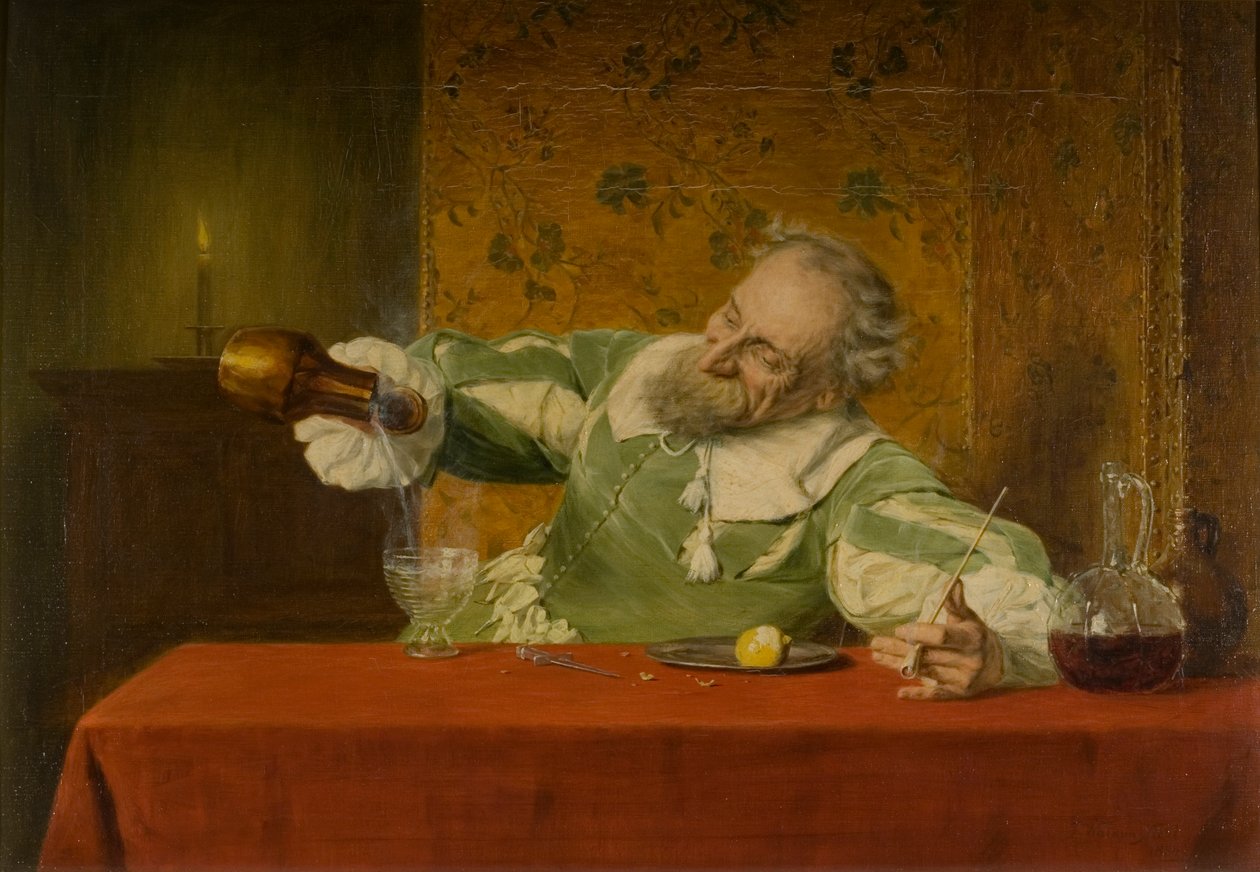 Ein Schlaftrunk, 1880 von John Watson Nicol
