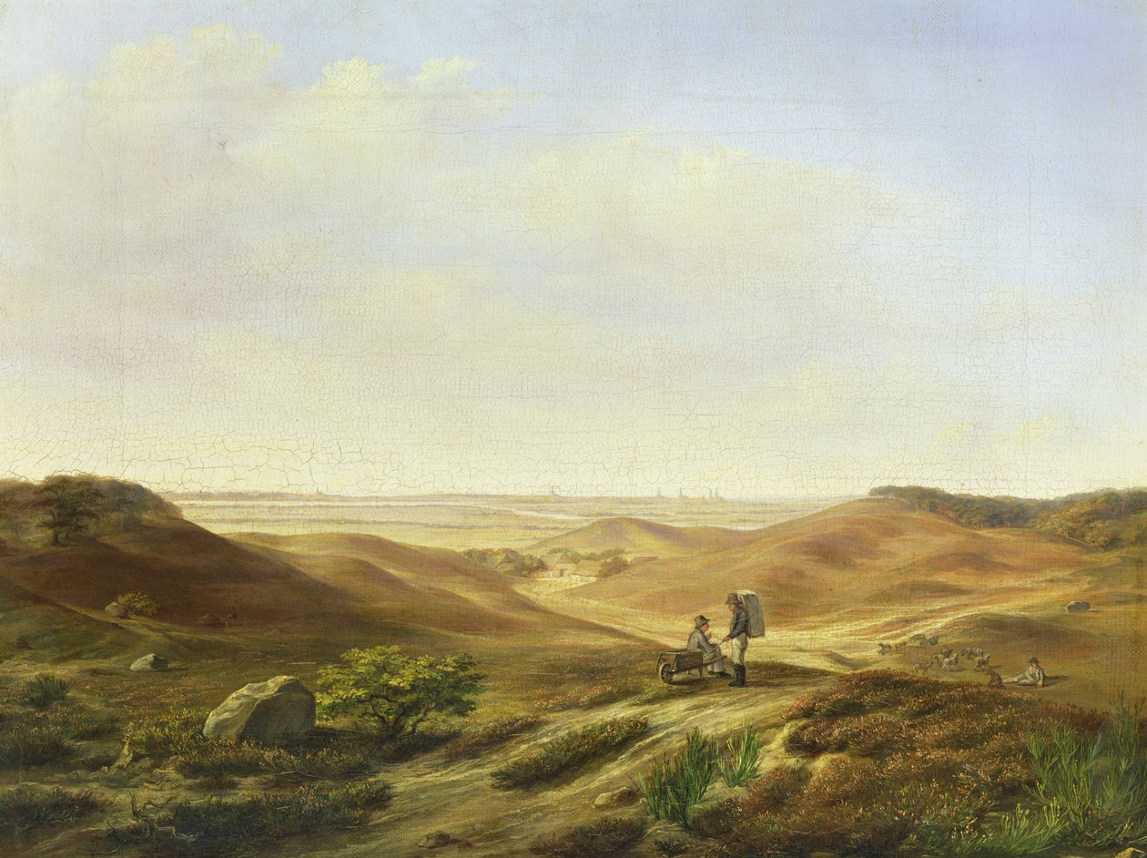 Landschaft, 1835 von John Wilhelm David Bantelmann