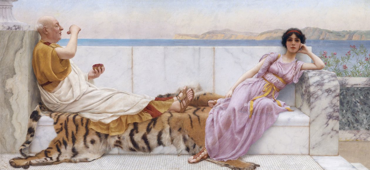 Achtzig und achtzehn von John William Godward