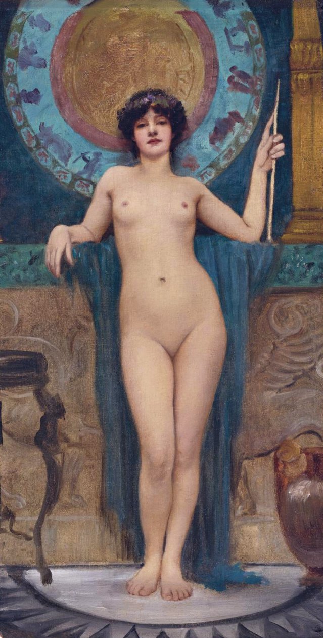 Studie von Campaspe von John William Godward