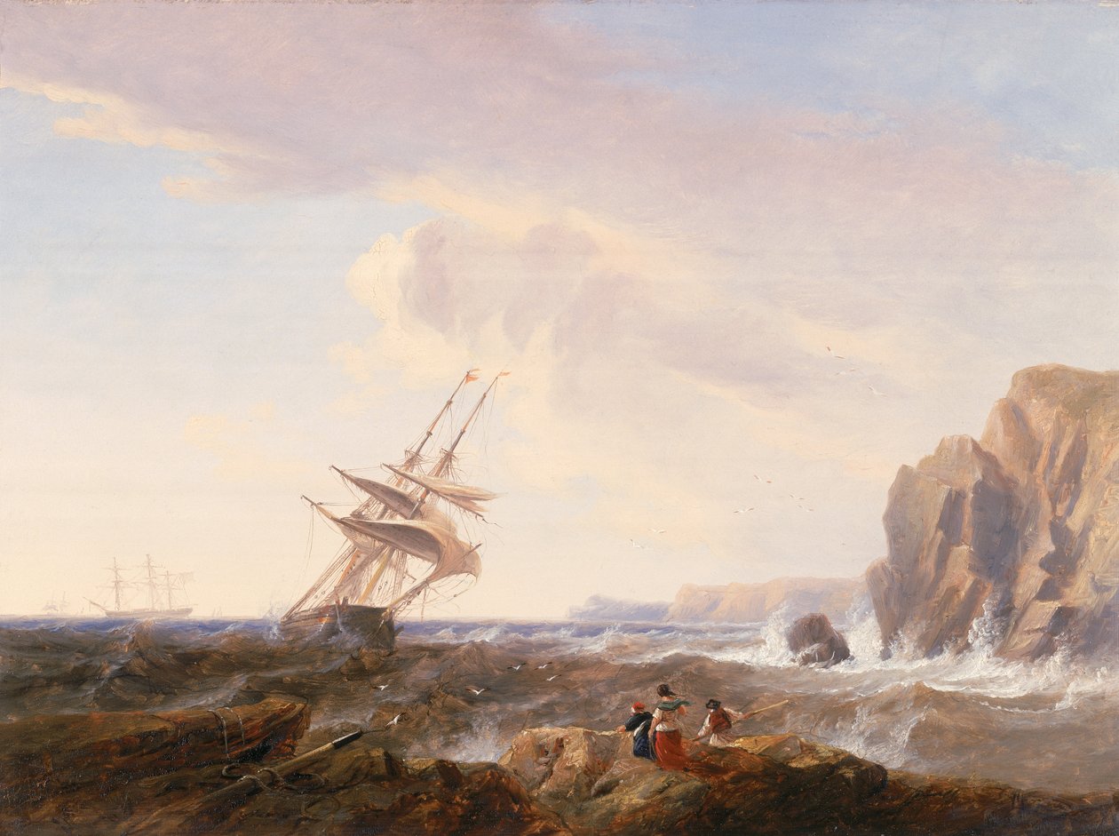 Morgen nach einem Sturm, 1844 von John Wilson Carmichael