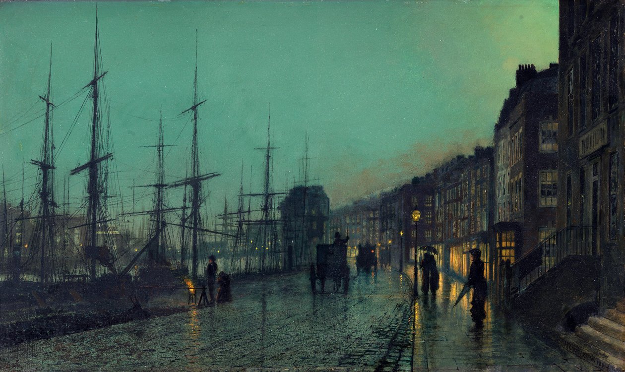 Schifffahrt auf dem Clyde von John Atkinson Grimshaw