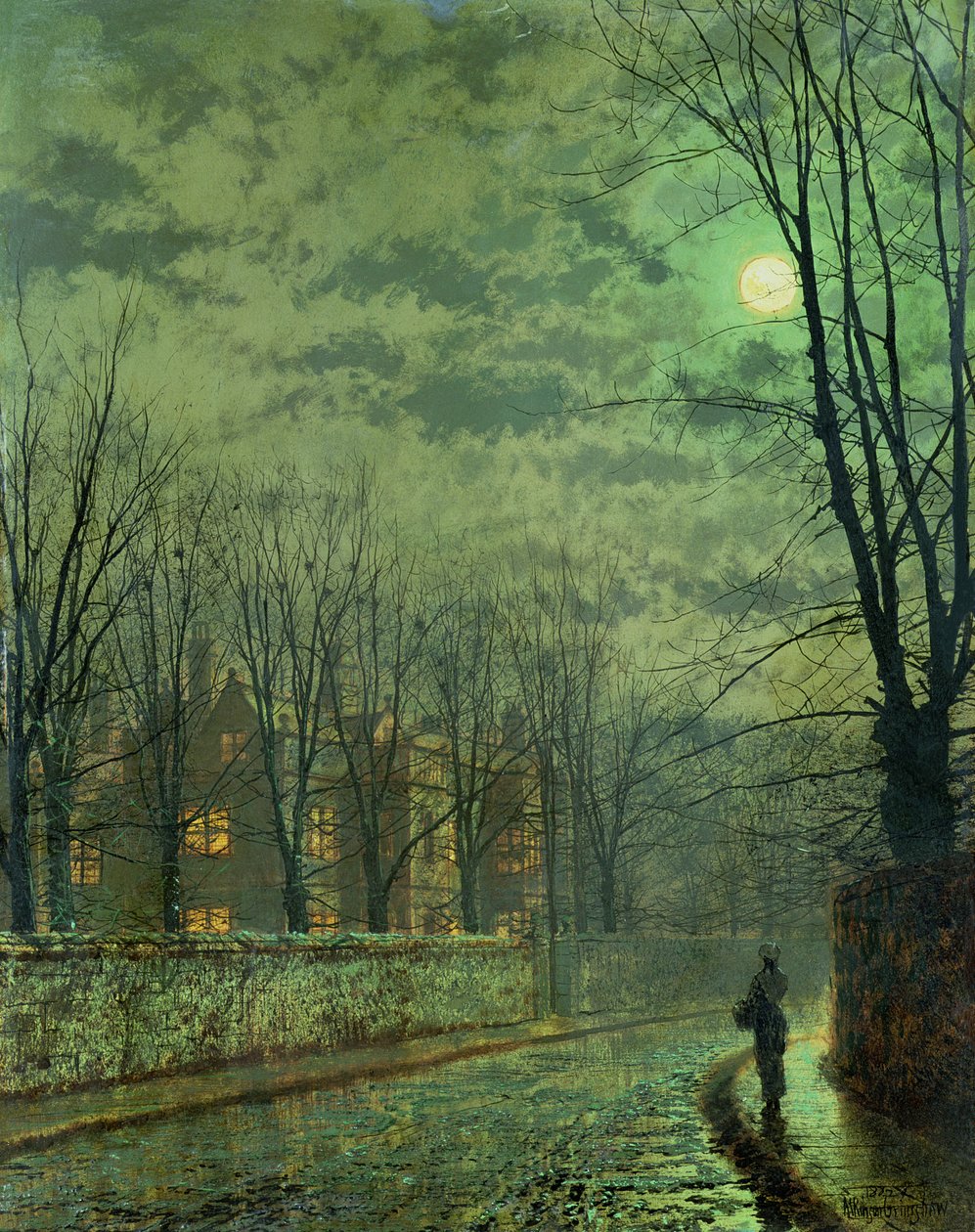 Unbekanntes Bild von John Atkinson Grimshaw